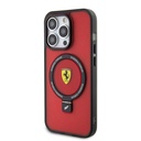 Apple iPhone 15 Pro Uyumlu Kılıf Ferrari Magsafe Şarj Özellikli Standlı Buzlu Yüzey Dizayn Kapak - 8