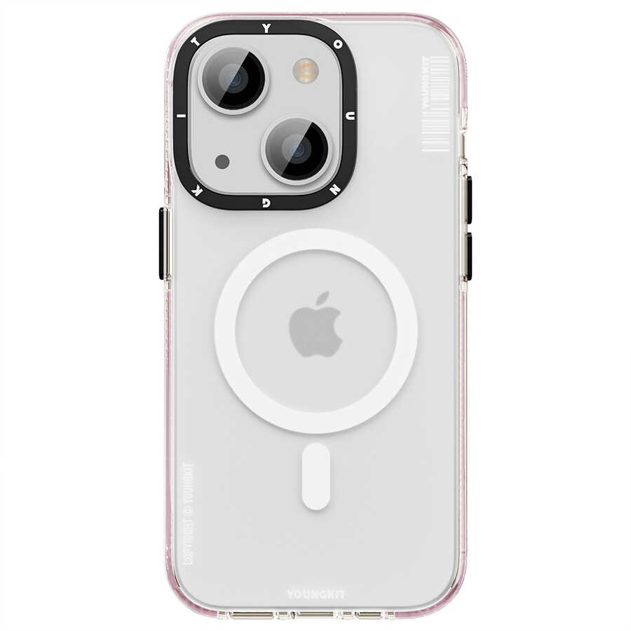 Apple iPhone 13 Uyumlu Kılıf Magsafe Şarj Özellikli Youngkit Jane Sand Serisi Kapak - 1