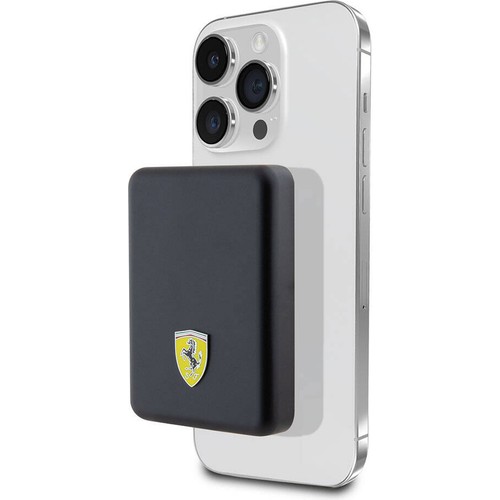 Ferrari Led Işıklı Göstergeli Magsafe Magnetik Orjinal Lisanslı Powerbank 5000 Mah