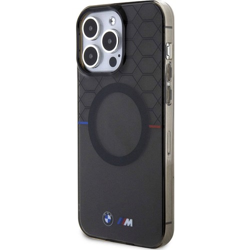 Apple iPhone 15 Pro Max Uyumlu Kılıf BMW Magsafe Şarj Özellikli Transparan M Dizayn Orjinal Lisanslı Kapak