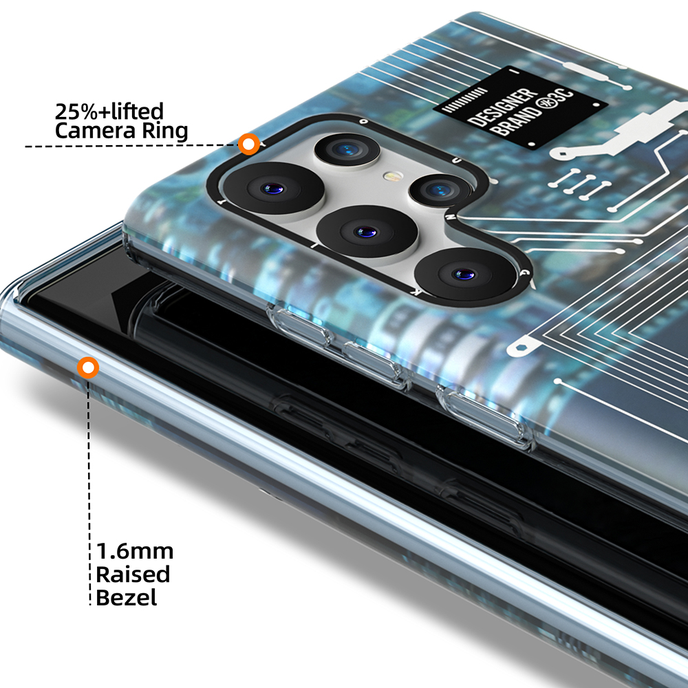 Samsung Galaxy S22 Ultra Uyumlu Kılıf YoungKit Technology Serisi Kapak - 5