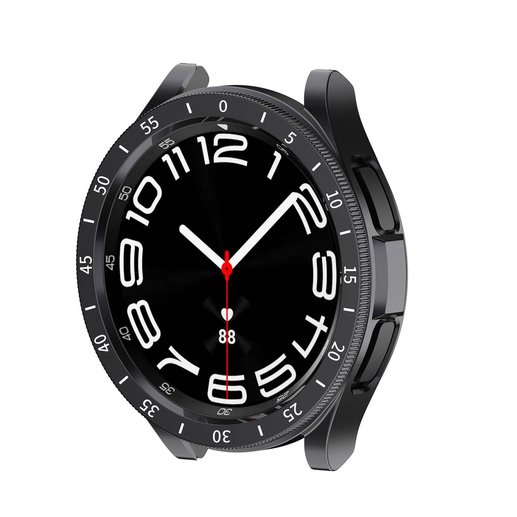 Samsung Galaxy Watch 6 Classic 47mm Uyumlu Sert PC Kasa ve Ekran Koruyucu Zore Sport Watch Gard 29 - 1