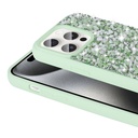 Apple iPhone 15 Pro Uyumlu Kılıf Parlak Taşlı Tasarım Zore Linea Kapak - 4