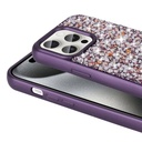 Apple iPhone 15 Pro Uyumlu Kılıf Parlak Taşlı Tasarım Zore Linea Kapak - 7