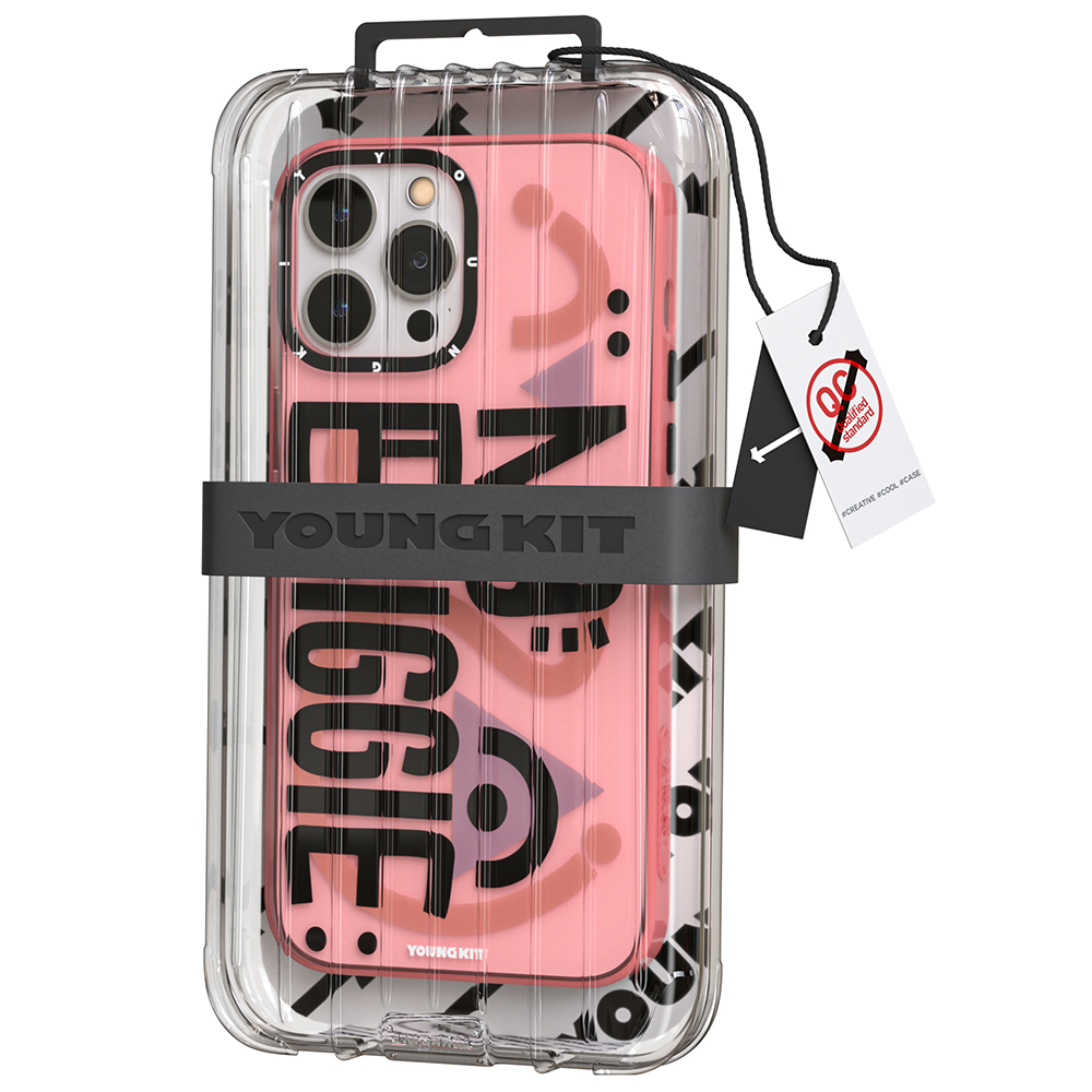 Apple iPhone 14 Pro Max Uyumlu Kılıf Mutlu Mod Figürlü YoungKit Happy Mood Serisi Kapak - 3
