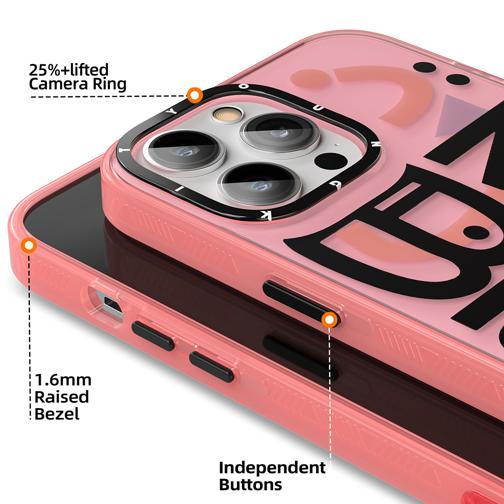 Apple iPhone 14 Pro Max Uyumlu Kılıf Mutlu Mod Figürlü YoungKit Happy Mood Serisi Kapak - 4