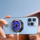 Wiwu Wi-R001 15W Magsafe Şarj Özellikli RGB Işıklı Telefon Soğutucu Fan - 5