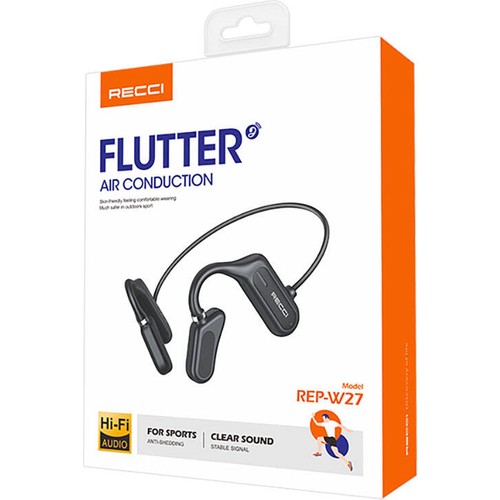 Recci REP-W27 Flutter Serisi Suya Dayanıklı Sporcu Bluetooth Kulaklık