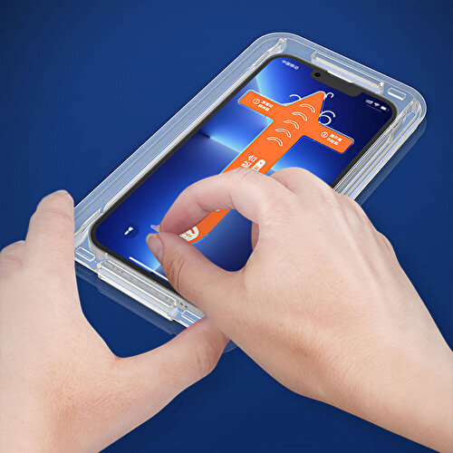 Apple iPhone 13 Pro Max Uyumlu Recci RSP-A11 HD Temperli Cam Ekran Koruyucu + Kolay Uygulama Aparatlı