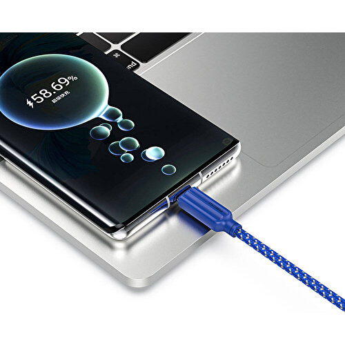 Recci RTC-N23C 3A Hızlı Şarj Özellikli Type-C to USB-A Kablo 1M
