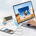 Recci RTC-P09CL Silicone Serisi 20W Hızlı Şarj Özellikli Type-C To Lightning PD Kablo 1.5M