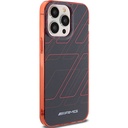 Apple iPhone 15 Pro Max Uyumlu Kılıf AMG Orjinal Lisanslı Çift Katmanlı Dörtgen Desenli Kapak