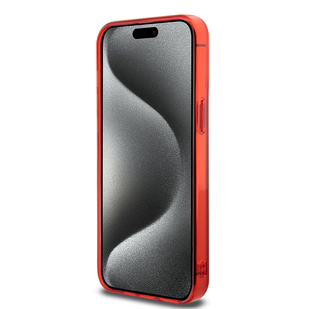 Apple iPhone 15 Pro Max Uyumlu Kılıf AMG Orjinal Lisanslı Magsafe Şarj Özellikli Transparan Kapak - 25