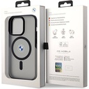 Apple iPhone 15 Pro Max Uyumlu Kılıf BMW Orjinal Lisanslı Magsafe Şarj Özellikli IML Baskı Logolu Buzlu Mat Kapak