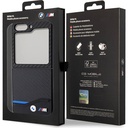 Samsung Galaxy Z Flip 5 Uyumlu Kılıf BMW Orjinal Lisanslı M Logolu PU Karbon Kapak