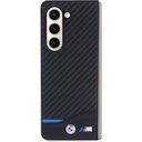 Samsung Galaxy Z Fold 5 Uyumlu Kılıf BMW Orjinal Lisanslı M Logolu PU Karbon Kapak
