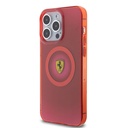 Apple iPhone 15 Pro Max Uyumlu Kılıf Ferrari Orjinal Lisanslı Magsafe Şarj Özellikli Parçalanan Noktalar Desenli Kapak - 15