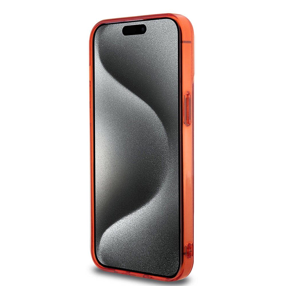 Apple iPhone 15 Pro Max Uyumlu Kılıf Ferrari Orjinal Lisanslı Magsafe Şarj Özellikli Parçalanan Noktalar Desenli Kapak - 18