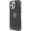 Apple iPhone 15 Pro Max Uyumlu Kılıf Ferrari Orjinal Lisanslı Magsafe Şarj Özellikli Parçalanan Noktalar Desenli Kapak