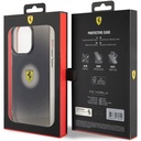 Apple iPhone 15 Pro Max Uyumlu Kılıf Ferrari Orjinal Lisanslı Magsafe Şarj Özellikli Parçalanan Noktalar Desenli Kapak
