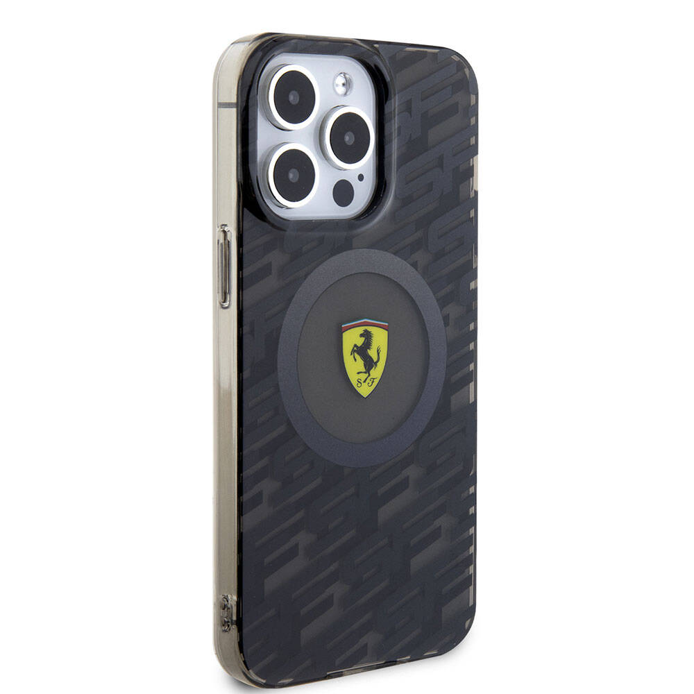Apple iPhone 15 Pro Max Uyumlu Kılıf Ferrari Orjinal Lisanslı Magsafe Şarj Özellikli Multi SF Kapak - 3