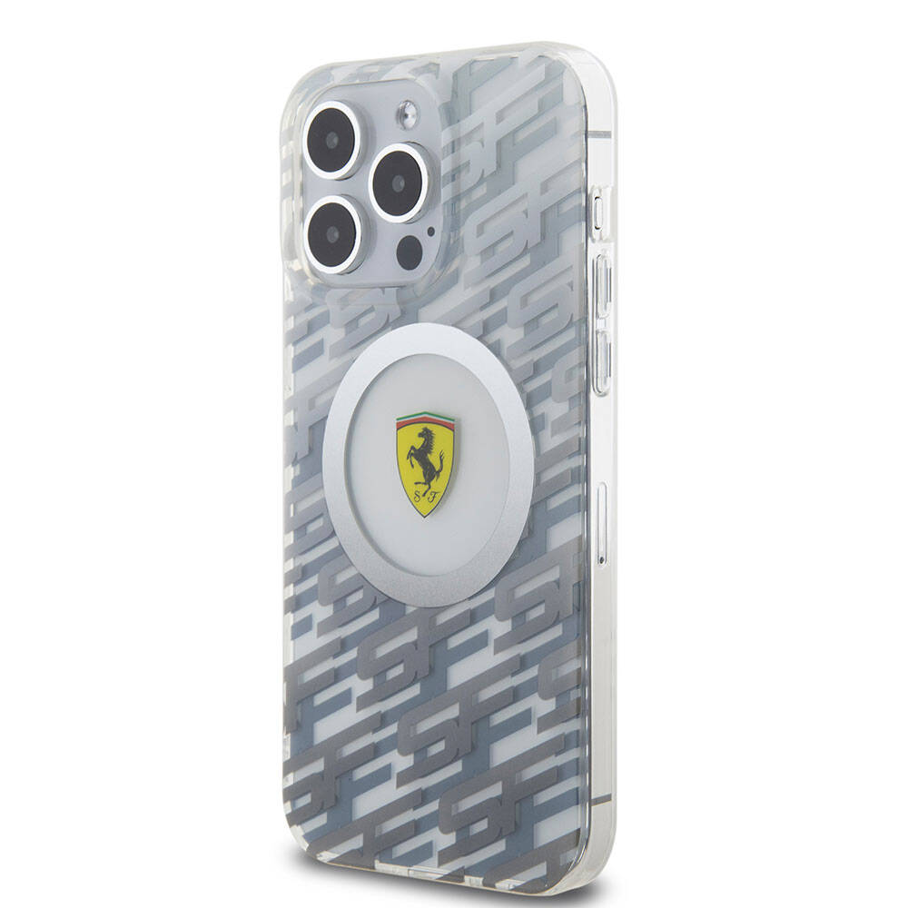 Apple iPhone 15 Pro Max Uyumlu Kılıf Ferrari Orjinal Lisanslı Magsafe Şarj Özellikli Multi SF Kapak - 8