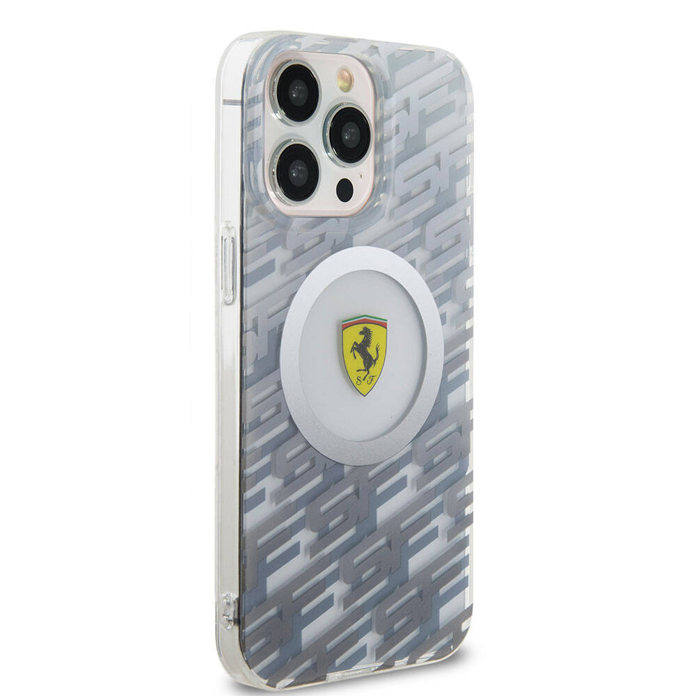 Apple iPhone 15 Pro Max Uyumlu Kılıf Ferrari Orjinal Lisanslı Magsafe Şarj Özellikli Multi SF Kapak - 10