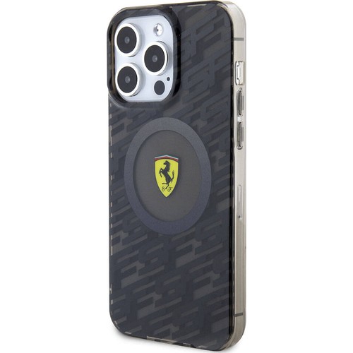 Apple iPhone 15 Pro Max Uyumlu Kılıf Ferrari Orjinal Lisanslı Magsafe Şarj Özellikli Multi SF Kapak