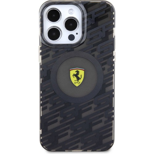 Apple iPhone 15 Pro Max Uyumlu Kılıf Ferrari Orjinal Lisanslı Magsafe Şarj Özellikli Multi SF Kapak