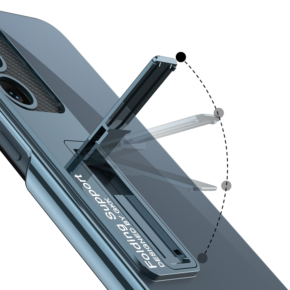 Samsung Galaxy S23 Uyumlu Kılıf Kamera Korumalı Şeffaf Tasarımlı Zore Lego Standlı Kapak - 4
