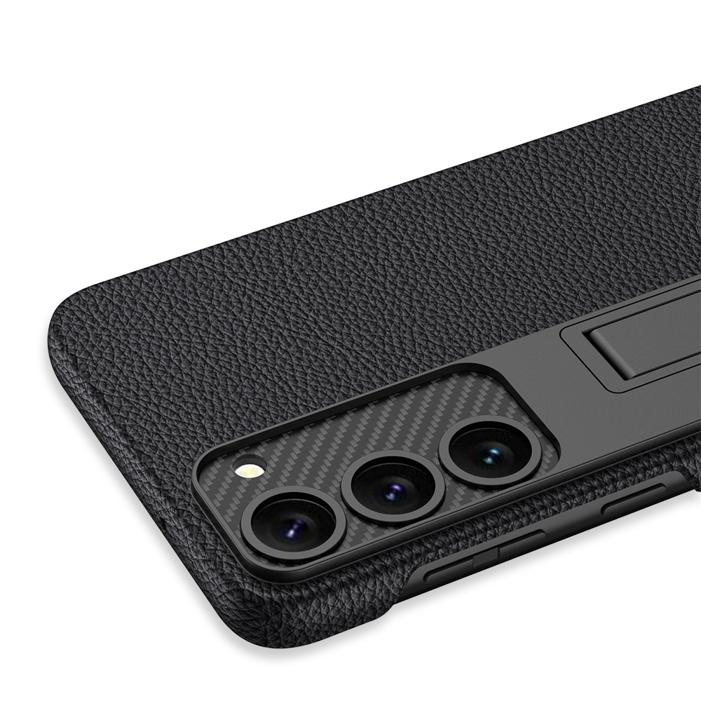 Samsung Galaxy S23 Uyumlu Kılıf Zore Kıpta Standlı Kapak - 5
