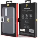 Samsung Galaxy Z Fold 5 Uyumlu Kılıf Ferrari Orjinal Lisanslı PU Deri Metal Logolu Multi Çizgili Kapak