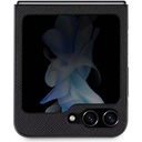 Samsung Galaxy Z Flip 5 Uyumlu Kılıf Karl Lagerfeld Orjinal Lisanslı K&C Metal Logolu Saffiano Kapak