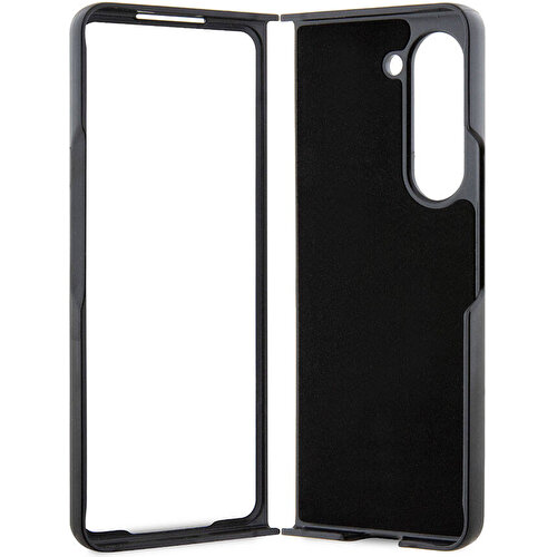 Samsung Galaxy Z Fold 5 Uyumlu Kılıf Karl Lagerfeld Orjinal Lisanslı KL Desenli Choupette İkonik Saffiano Kapak