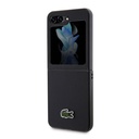 Samsung Galaxy Z Flip 5 Uyumlu Kılıf Lacoste Orjinal Lisanslı PU Pike Desenli Arka Yüzey İkonik Timsah Dokuma Logolu Kapak - 5
