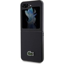 Samsung Galaxy Z Flip 5 Uyumlu Kılıf Lacoste Orjinal Lisanslı PU Pike Desenli Arka Yüzey İkonik Timsah Dokuma Logolu Kapak