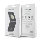 Samsung Galaxy Z Flip 5 Uyumlu Kılıf Lacoste Orjinal Lisanslı PU Pike Desenli Arka Yüzey İkonik Timsah Dokuma Logolu Kapak
