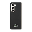 Samsung Galaxy Z Fold 5 Uyumlu Kılıf Lacoste Orjinal Lisanslı PU Pike Desenli Arka Yüzey İkonik Timsah Dokuma Logolu Kapak - 1