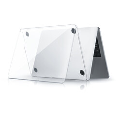 Apple Macbook Pro 14.2 2023 A2779 Uyumlu Wiwu Ultra İnce Sararmayan Şeffaf MacBook Crystal iShield Kapak - 8
