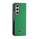 Samsung Galaxy Z Fold 5 Uyumlu Kılıf Lacoste Orjinal Lisanslı PU Pike Desenli Arka Yüzey İkonik Timsah Dokuma Logolu Kapak - 16