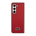Samsung Galaxy Z Fold 5 Uyumlu Kılıf Lacoste Orjinal Lisanslı PU Pike Desenli Arka Yüzey İkonik Timsah Dokuma Logolu Kapak - 19