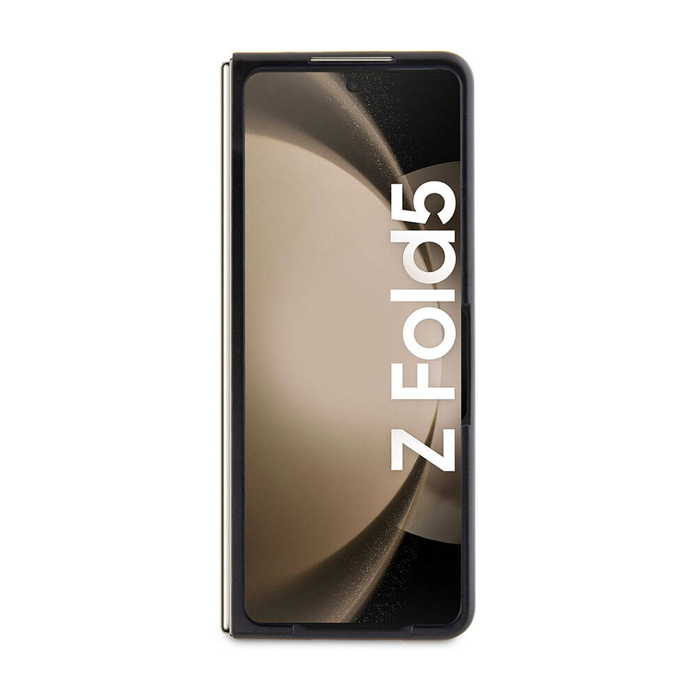 Samsung Galaxy Z Fold 5 Uyumlu Kılıf Lacoste Orjinal Lisanslı PU Pike Desenli Arka Yüzey İkonik Timsah Dokuma Logolu Kapak - 21