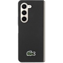 Samsung Galaxy Z Fold 5 Uyumlu Kılıf Lacoste Orjinal Lisanslı PU Pike Desenli Arka Yüzey İkonik Timsah Dokuma Logolu Kapak