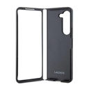 Samsung Galaxy Z Fold 5 Uyumlu Kılıf Lacoste Orjinal Lisanslı PU Pike Desenli Arka Yüzey İkonik Timsah Dokuma Logolu Kapak