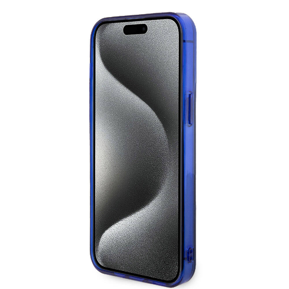 Apple iPhone 15 Pro Max Uyumlu Kılıf TUMI Orjinal Lisanslı Magsafe Şarj Özellikli PC TPU Çift Katmanlı Sıvı Baskılı Kapak - 3