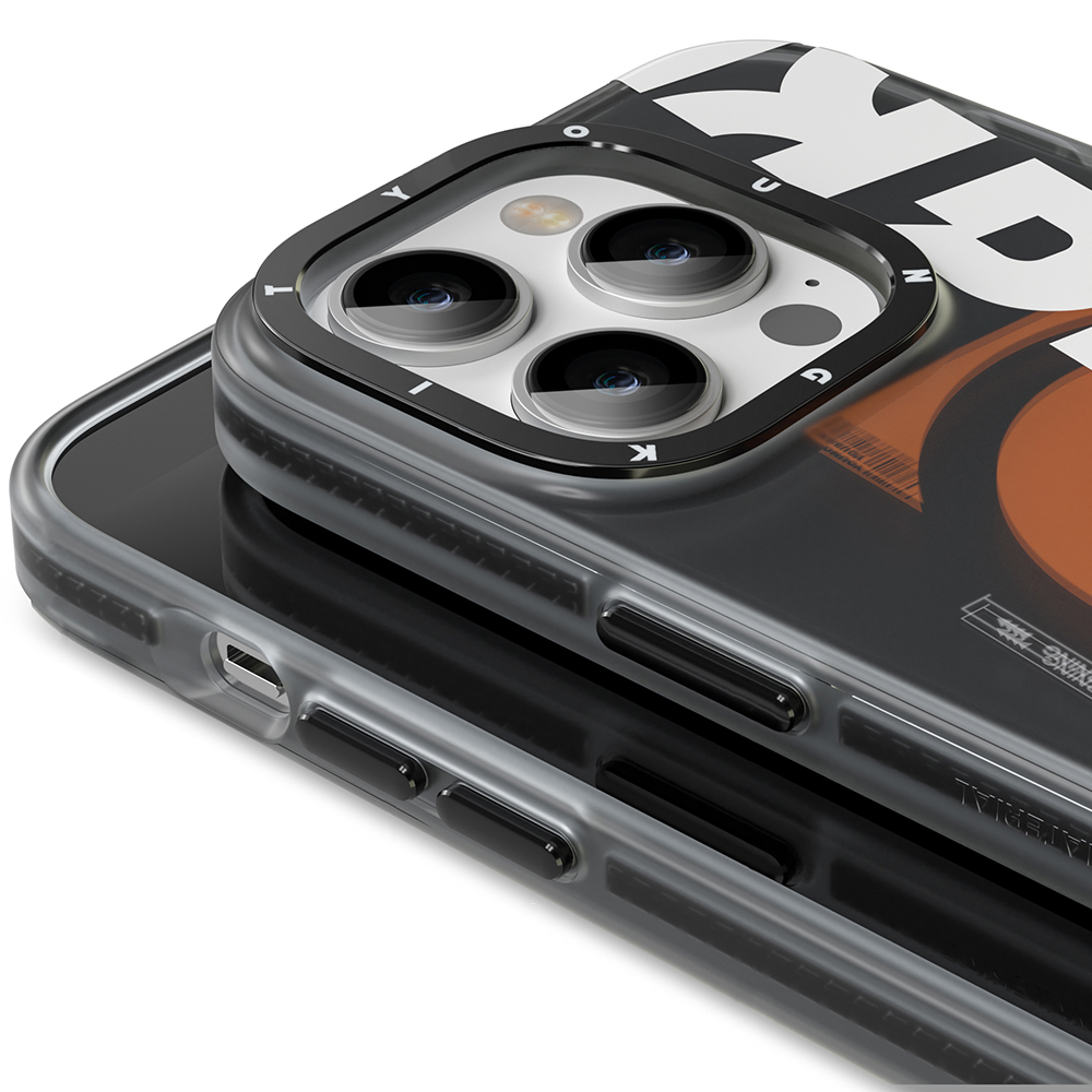 Apple iPhone 13 Pro Uyumlu Kılıf Magsafe Şarj Özellikli Youngkit Binfen Serisi Yazı Temalı Kapak - 1