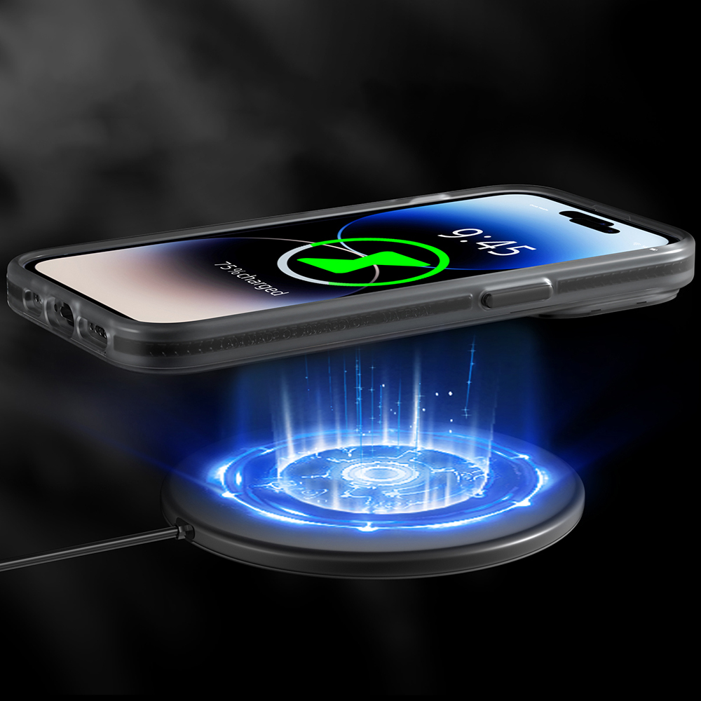 Apple iPhone 14 Pro Uyumlu Kılıf Magsafe Şarj Özellikli Youngkit Binfen Serisi Yazı Temalı Kapak - 3