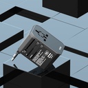 Wiwu UA-304 Çoklu Universal TR/US/UK/AUS/EU Uyumlu Şarj Adaptörü 45W - 5