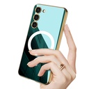 Samsung Galaxy S23 Plus Uyumlu Kılıf Wireless Şarj Özellikli Kenarları Elektroplating Kaplama Aynalı Zore Kent Kapak - 3