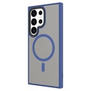 Samsung Galaxy S24 Ultra Uyumlu Kılıf Sert PC Arka Yüzey Wireless Şarj Özellikli Zore Flet Magsafe Kapak - 4